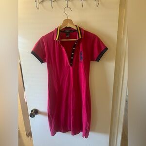 Ralph Lauren Red Polo Dress